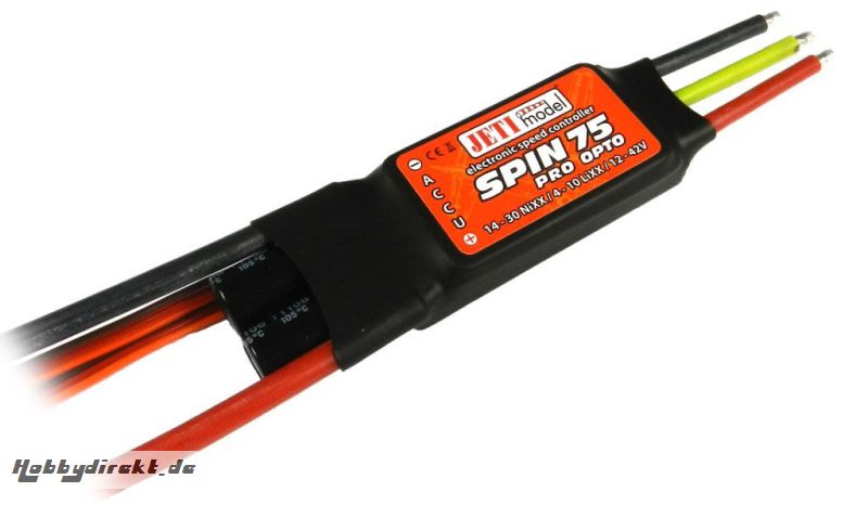 Jeti Spin 75 Pro BL opto Controller JSP-75-O