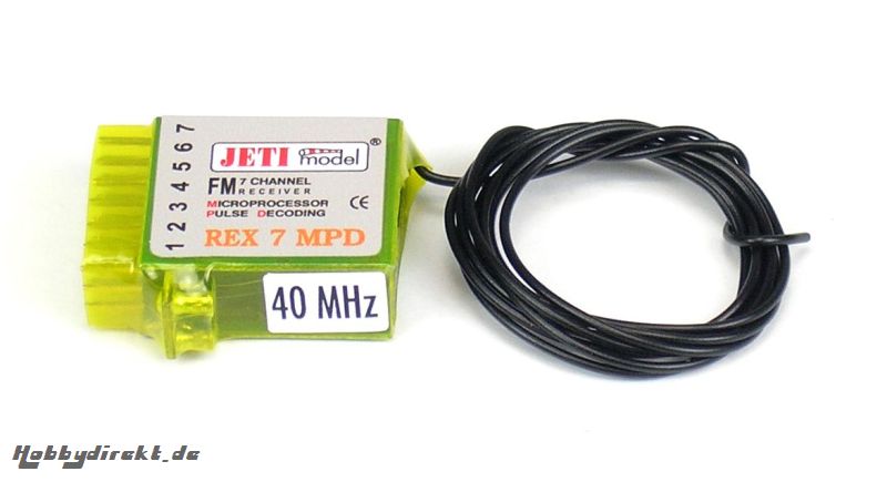 Empfänger Jeti Rex7 MPD light 40 MHz REX7MPD-L40