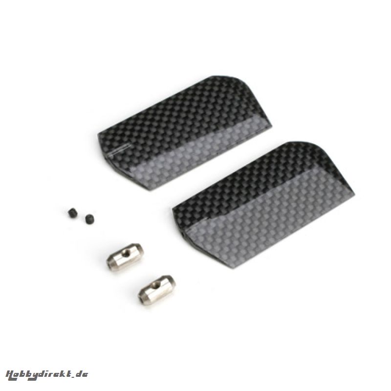 3D Carbon Fiber Flybar Paddle Set: B450  B400 Horizon BLH1628C