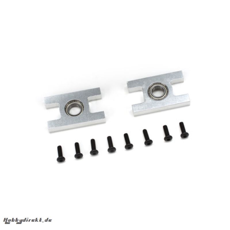 Aluminum Lower Bearing Block Set: B500 3D/X Horizon BLH1835A