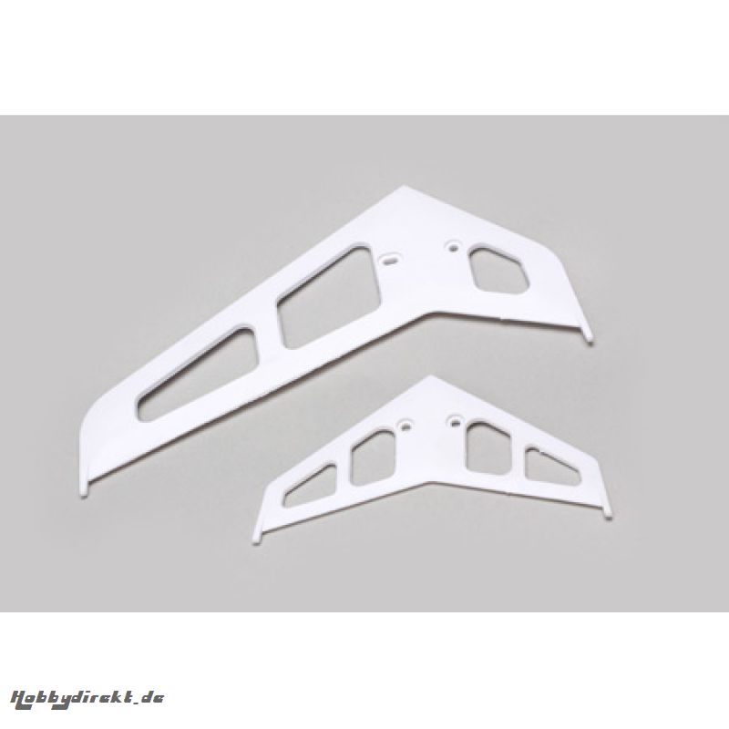 Stabilizer Fin Set White: B500 3D/X Horizon BLH1872