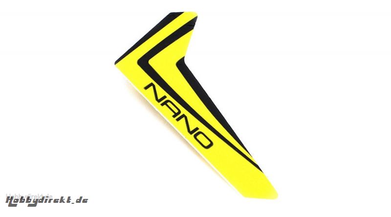 Yellow Vertical Fin w/decal: nCP X Horizon BLH3320