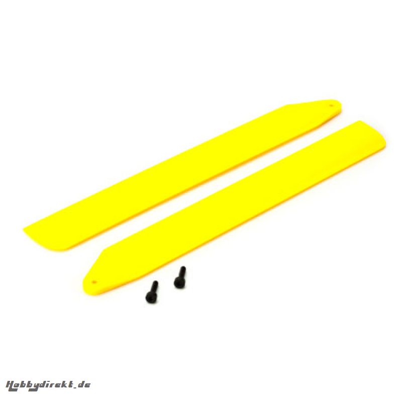 Hi-Performance Main Rotor Blade Set, Yellow: 130 X Horizon BLH3716YE