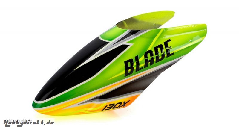 Blade 130X: GFK Haube Grün /Orange Horizon BLH3722C