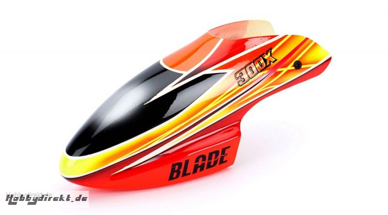 Fiberglass canopy for the Blade 300X orange/yellow Horizon BLH4542E