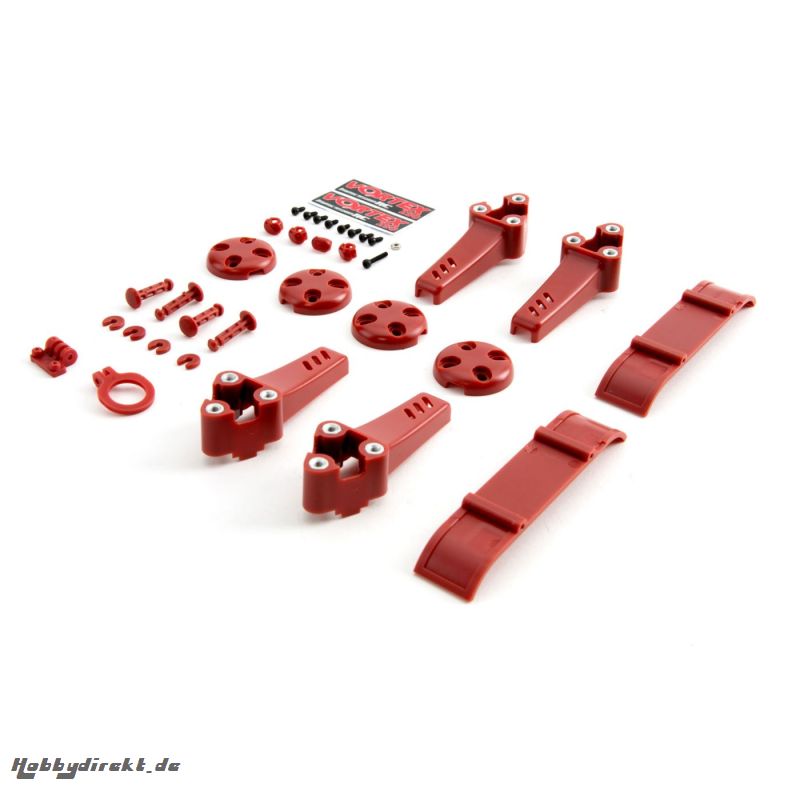 Plastic Kit, Red: Vortex Pro Horizon BLH9213