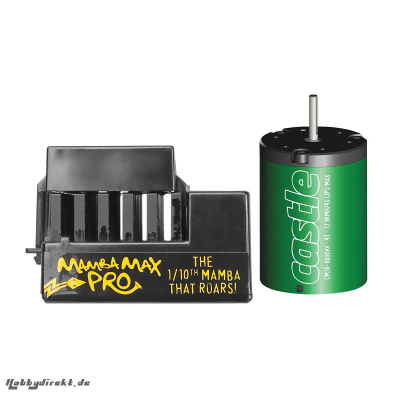 Castle MAMBA MAX PRO 1:10 25V ESC mit 1406-4600 Motor Horizon CSE010006606