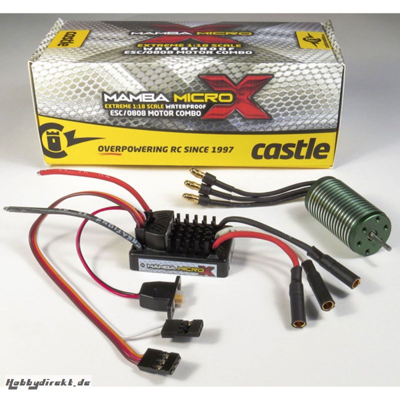 Castle 1/18MAMBA MX W/4100KV 010-0147-01 Horizon CSE010014701