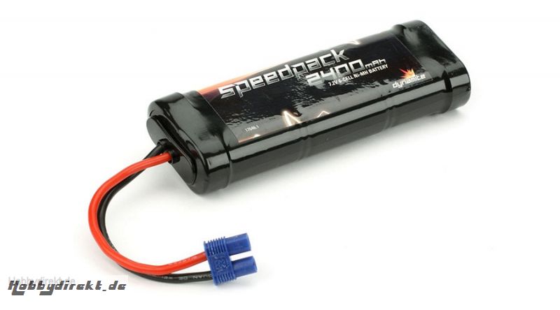 Dynamite Speedpack 6-Zellen 2400mAh Flat-NiMH-Akku m. EC3-Anschluss Horizon DYN1060EC