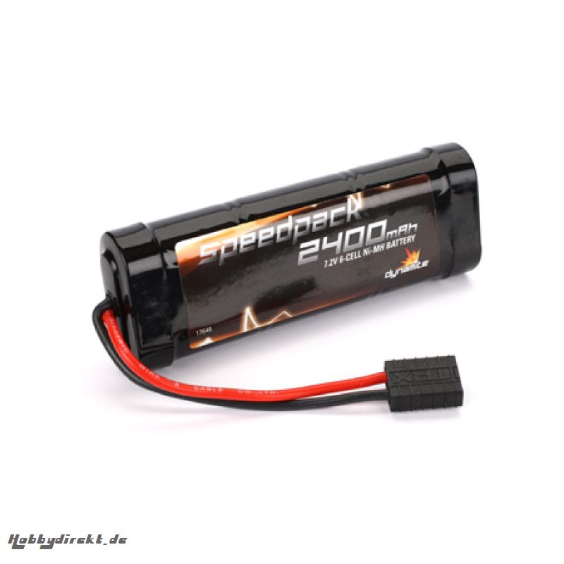 Dynamite  Speed Pack 2400mAh NiMH 6  Zellen Flat m. TRA Horizon DYN1060T