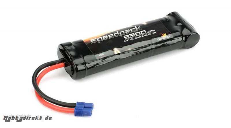 Dynamite Speedpack 7-Zellen 3300mAh Flat-NiMH-Akku m. EC3-Anschluss Horizon DYN1072EC