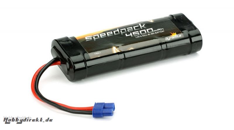 Speedpack 4500mAh NiMH 6-Cell Flat with EC3 Conn Horizon DYN1080EC