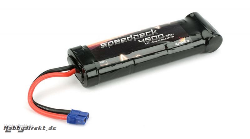 Dynamite Speedpack 7-Zellen 4500mAh Flat-NiMH-Akku m. EC3-Anschluss Horizon DYN1082EC