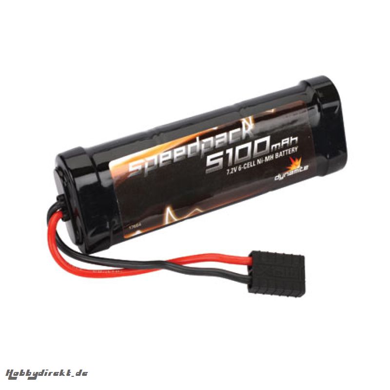 Dynamite Speedpack 6-Zellen 5100mAh Flat-NiMH-Akku m. TRA-Anschluss Horizon DYN1090T