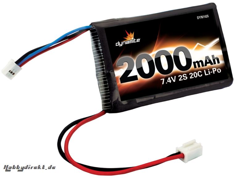 7.4V 2000mAh 2S 20C LiPo:MiniT Horizon DYN1426