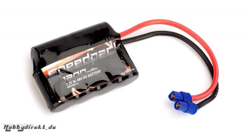 Dynamite 7,2V 1200mAh NiMH-Akkus m. EC3-Stecker: Minis Horizon DYN1472