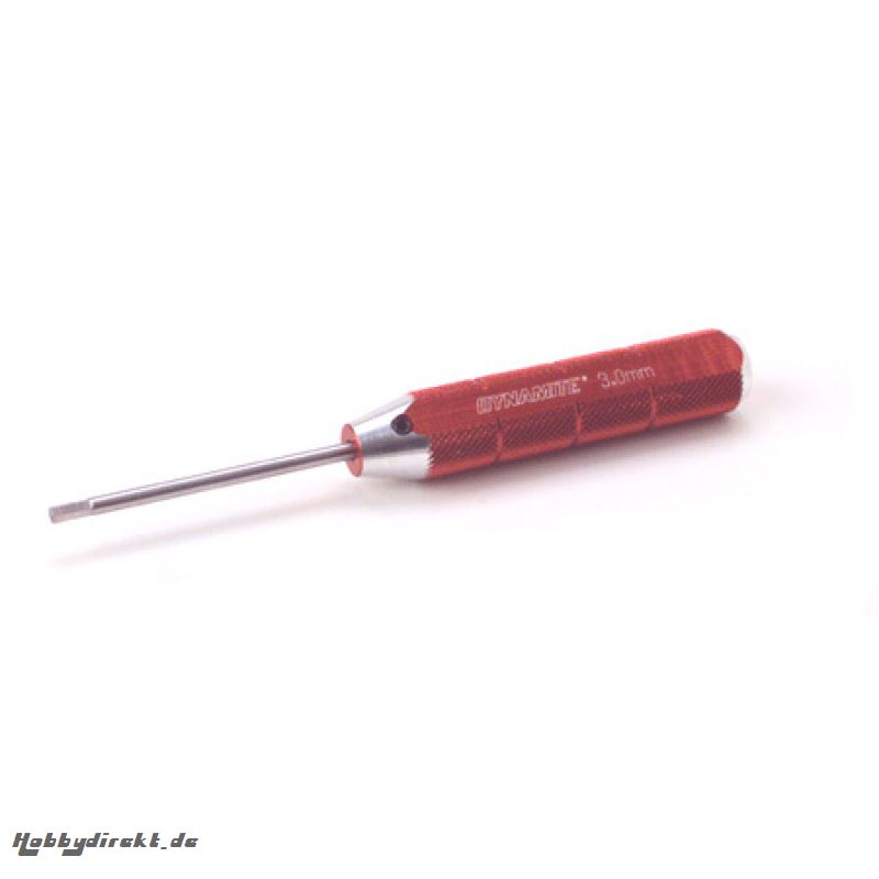 Machined Hex Driver. Red: 3.0mm Horizon DYN2903