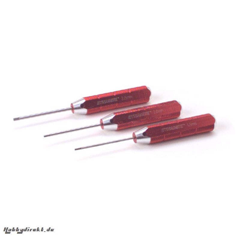 Machined Hex Driver Metric Set. Red Horizon DYN2904