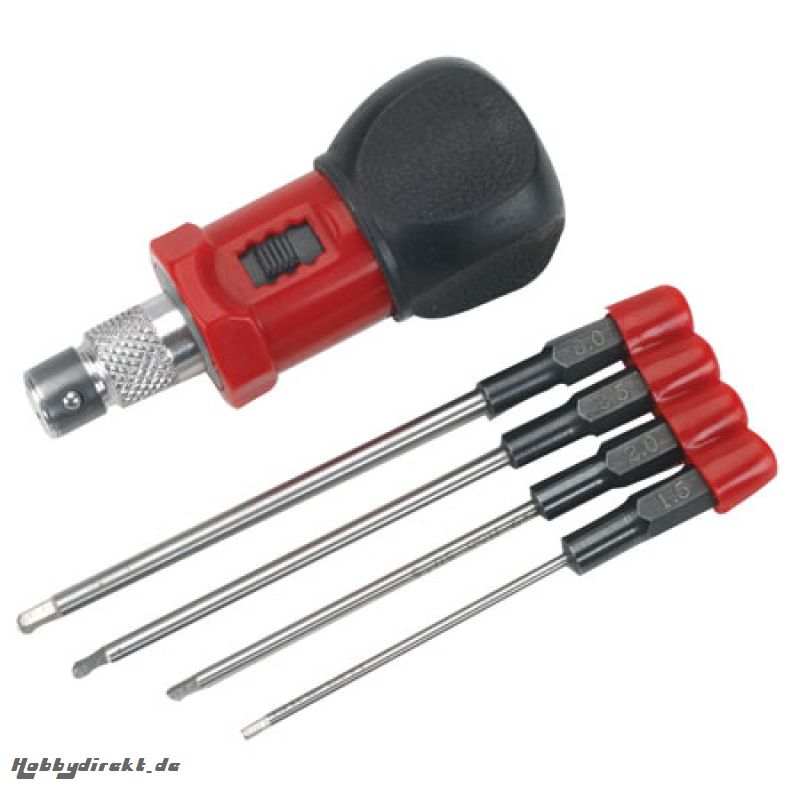 4 Piece Metric Hex Wrench Set with Handle Horizon DYN2930