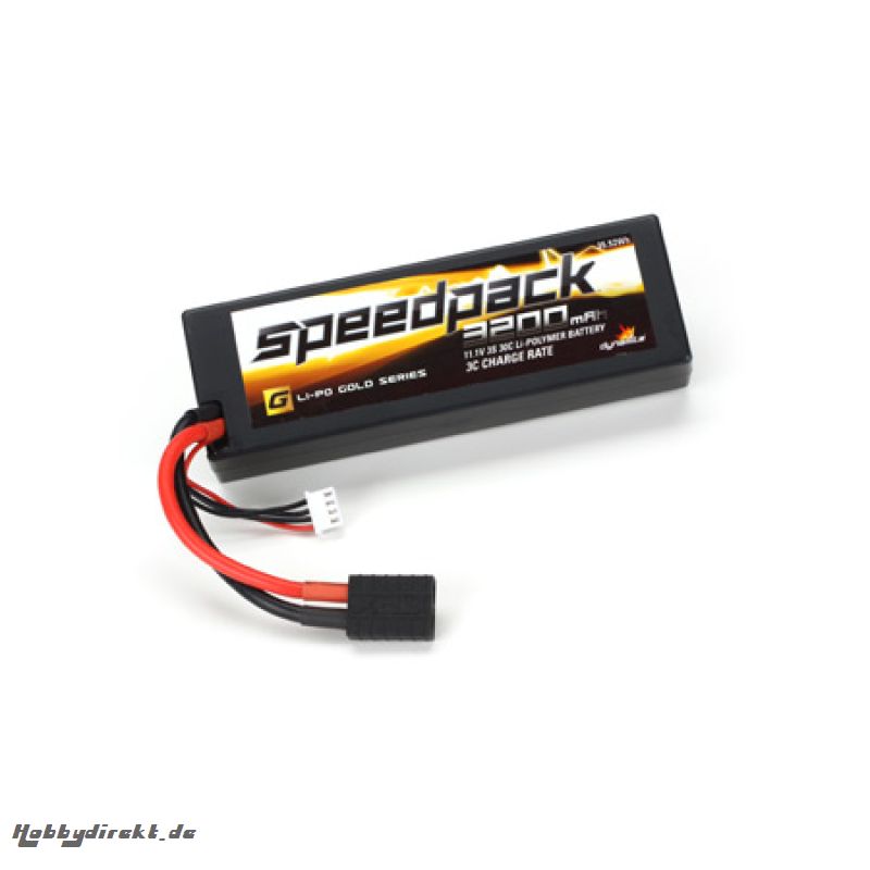 Dynamite Speed Pack Gold 3S 11.1V 3200mAh 30C Lipo im Gehäuse. T