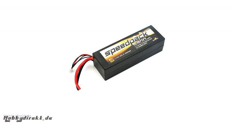 Dynamite Speed Pack Gold 3S 11.1V 5300mAh 30C Lipo im Gehäuse. T