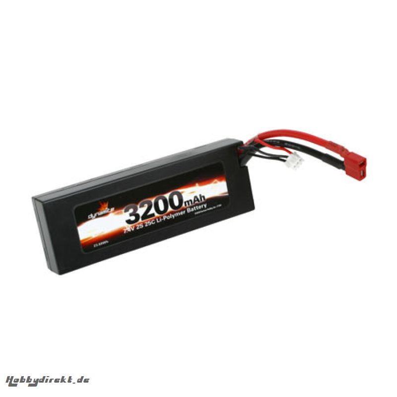 7.4V 3200mAh 2S 25C LiPo, Har Horizon DYN5351D