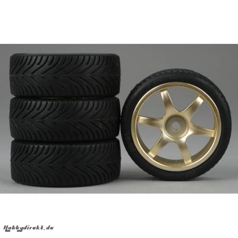 6-Spoke Gold Wheel. Radial (4) Horizon DYN7955