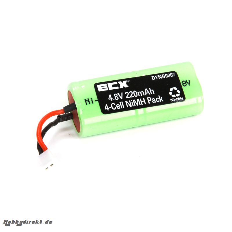 Dynamite 4.8V 220mAh NiMH Pack: Micro SCT, Rally,Truggy Horizon DYNB0007