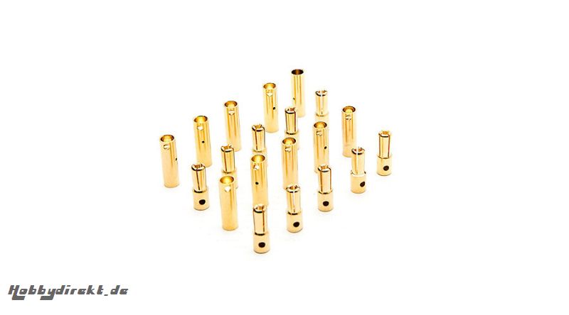 Gold Bullet Connector Set, 4mm (10) Horizon DYNC0087