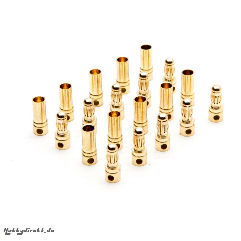 Dynamite Goldkontaktsteckerset 3,5 mm (10 Stk) Horizon DYNC0088