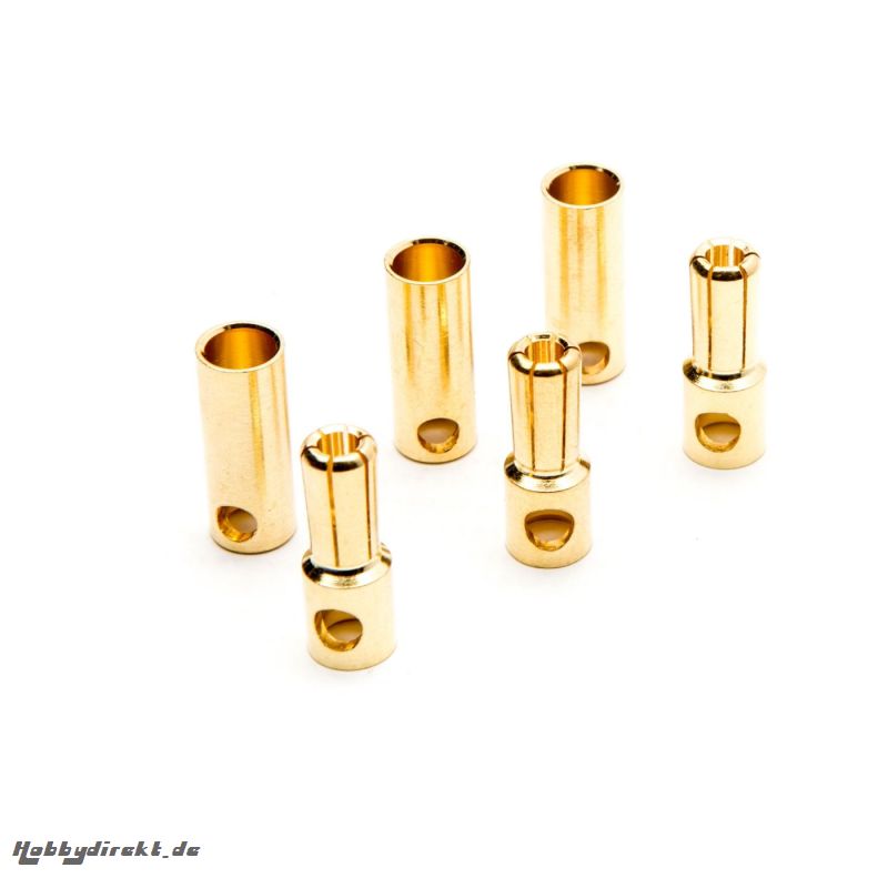 Dynamite Goldkontaktsteckerset 5,5 mm (3 Stk) Horizon DYNC0089