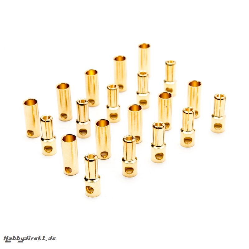 Dynamite Goldkontaktsteckerset 5,5 mm (10 Stk) Horizon DYNC0090