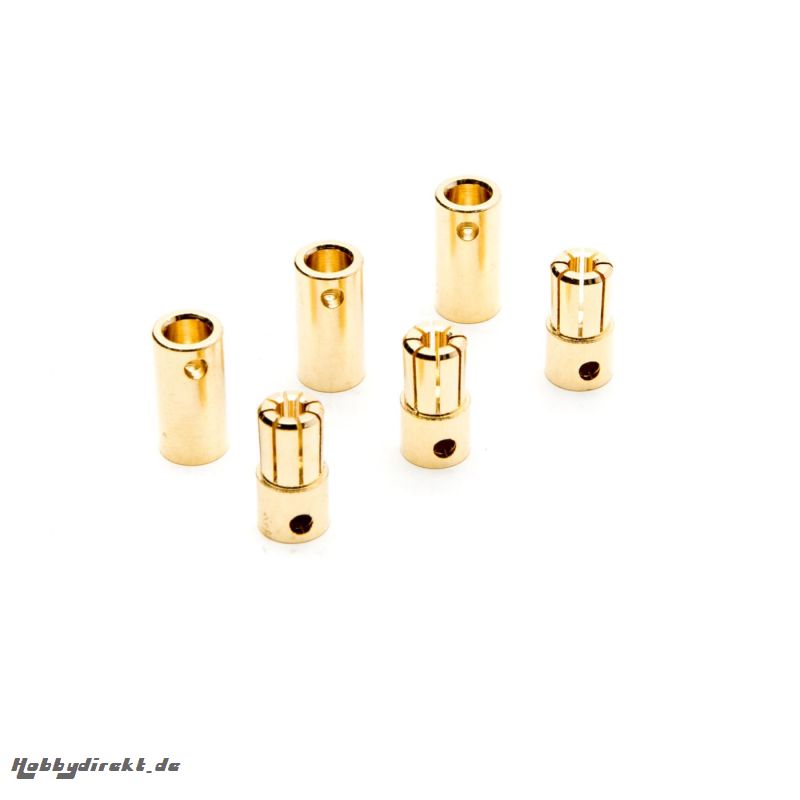 Gold Bullet Connector Set, 6.5mm (3) Horizon DYNC0091