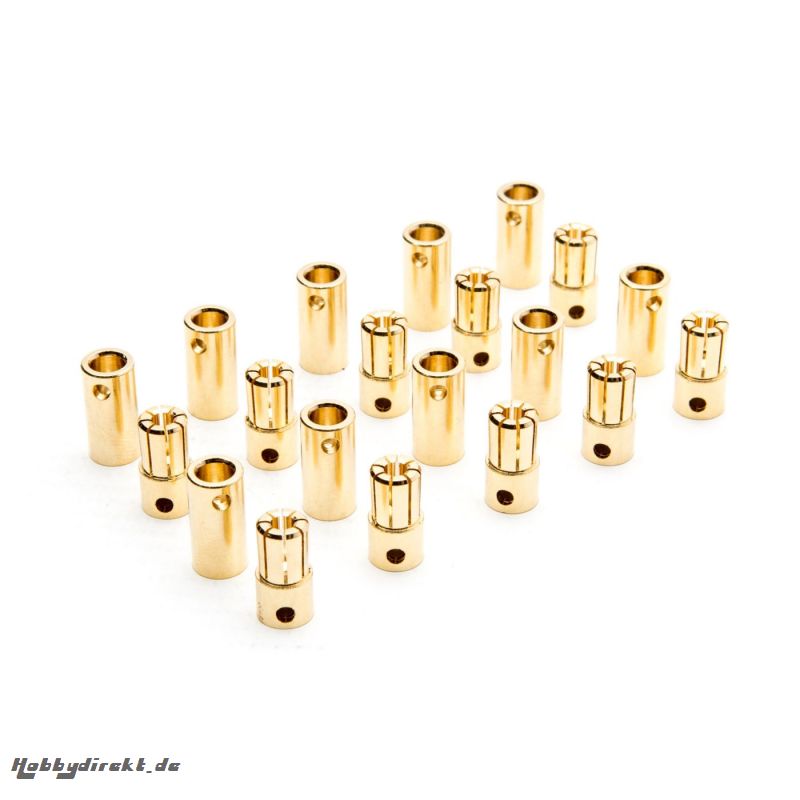 Gold Bullet Connector Set, 6.5mm (10) Horizon DYNC0092