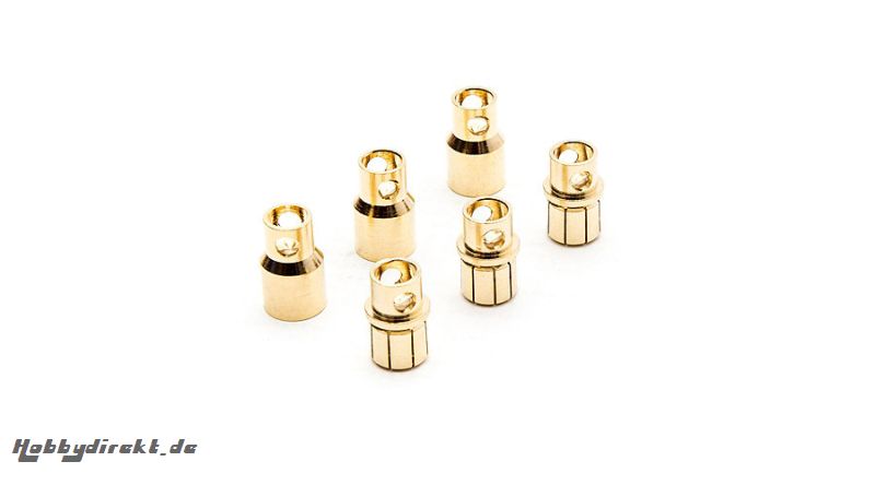 Gold Bullet Connector Set, 8.0mm (3) Horizon DYNC0093