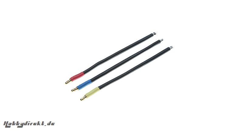 BL Motor Wire Set,3.5mm BulletConn,Male,Bl/Yel/Org Horizon DYNC0135