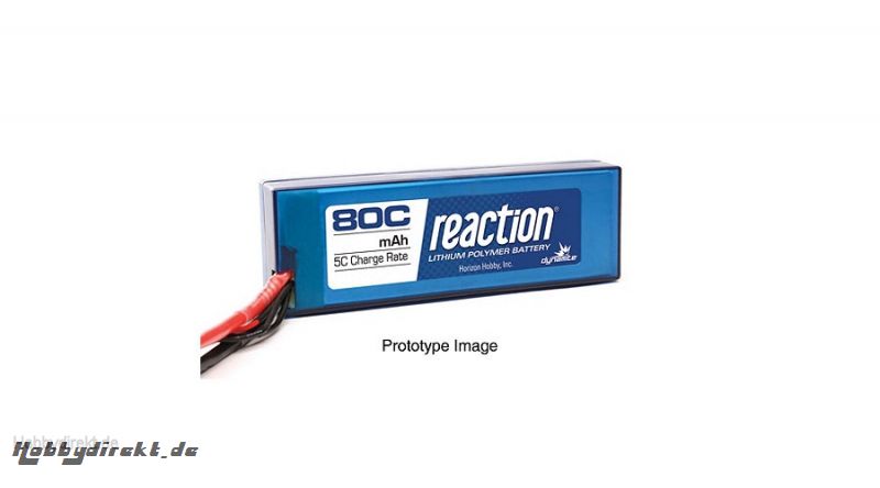 Dynamite Reaction 2S 7,4V 5700mAh 80C LiPo-Akku im Hard Case m. Deans-Stecker Horizon DYNP4008D