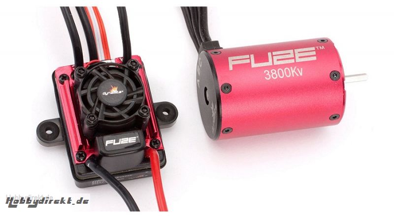 Dynamite Brushless FUZE 1/10 4-poliger 3800Kv Regler-Motor-Combo Short Course Truck Horizon DYNS0705