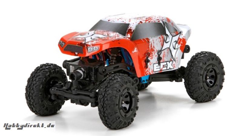 Temper 1:24 Rock Crawler: Yellow/White RTR Horizon ECX00012T2