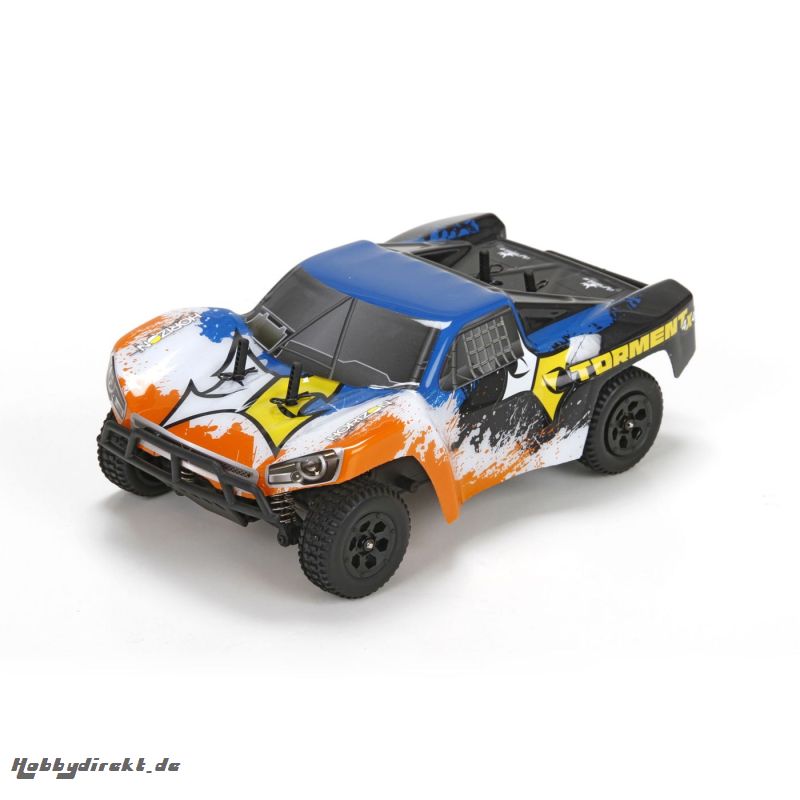 ECX Torment 1/24 4WD Short Course Truck RTR, schwarz/orange Horizon ECX00014T1