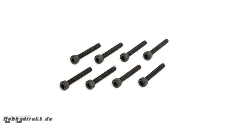 3X25mm Socket Head Cap Screws (8) Horizon ECX0948