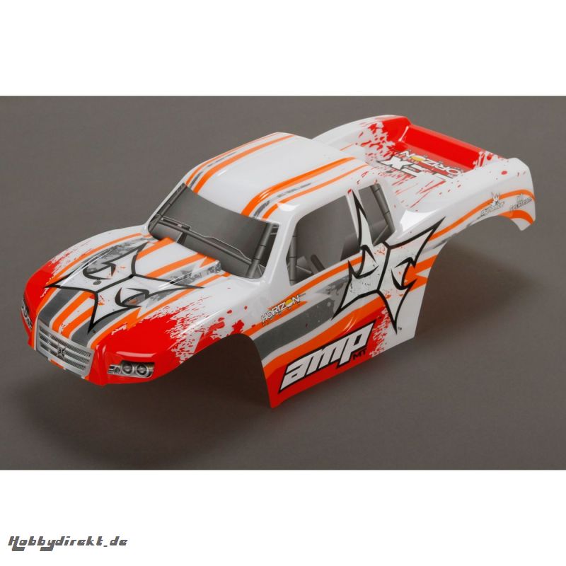 ECX Karosserie weiss /orange 1:10 AMP MT Horizon ECX230016