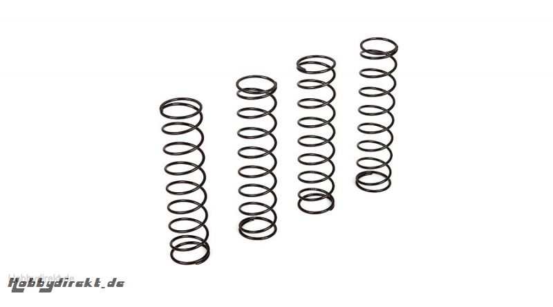 Shock Spring, Black, Set (4): 1:10 4wd All Horizon ECX233003