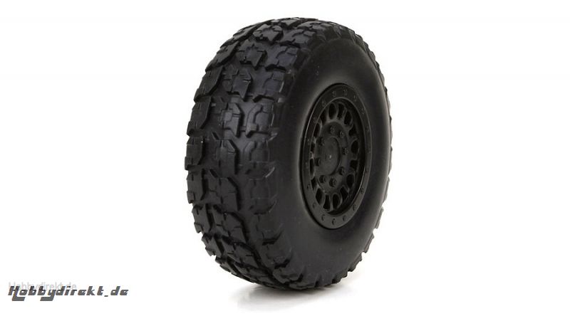 FF/RR Premount Tire: 1/18 4WD Torment (2) Horizon ECX41001