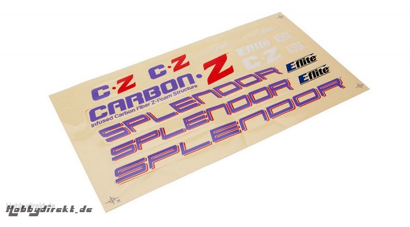 E-flite Dekorationsbögen: Carbon-Z Splendor Horizon EFL1025017