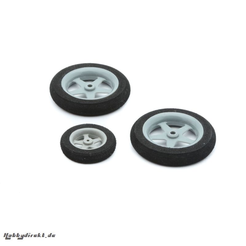 Wheel Set, 45mm(2) 30mm(1): Slick 3D 480 ARF Horizon EFL286510