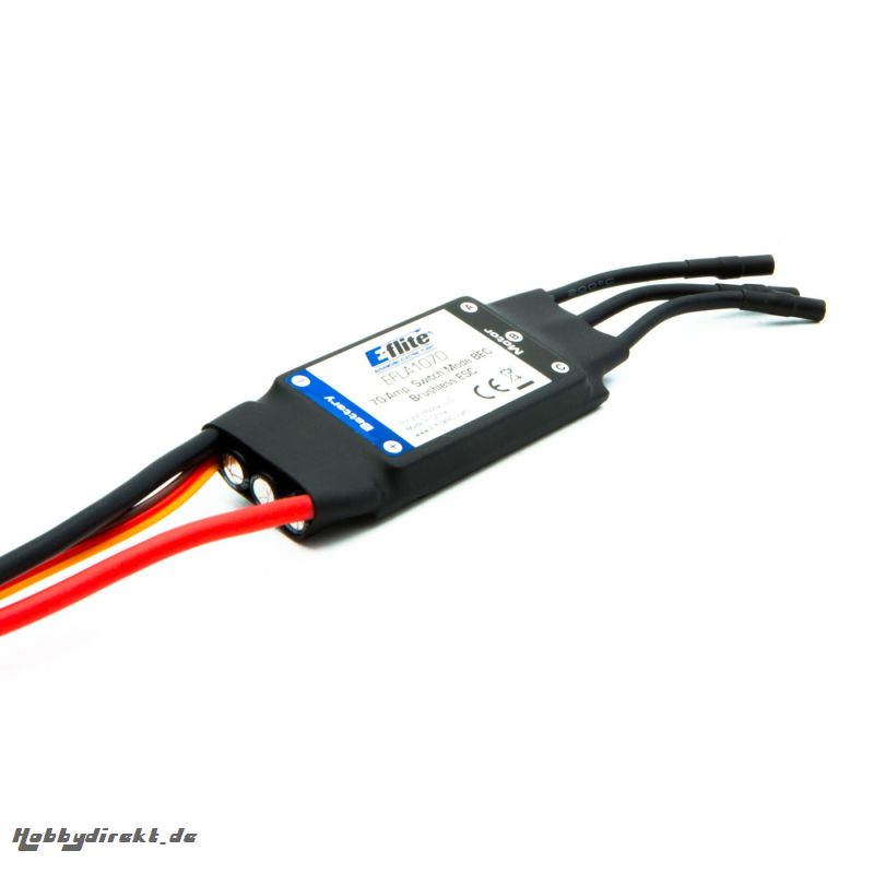 70-Amp, Switch Mode BEC, Brushless ESC w/EC3 Horizon EFLA1070