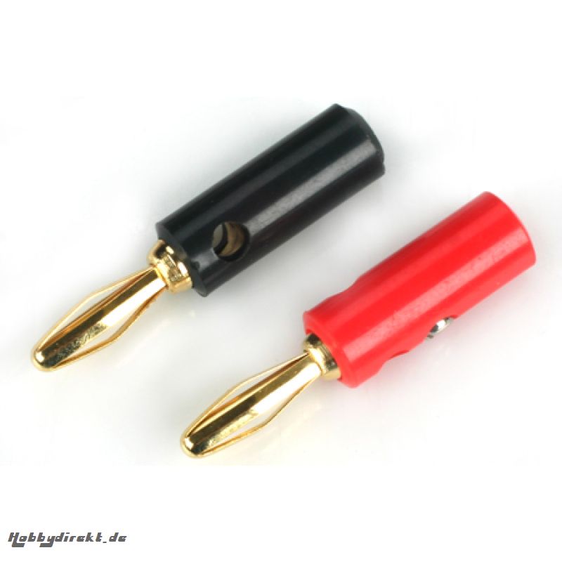 E-flite  Bananenstecker Gold Set m Schrauben Horizon EFLA234