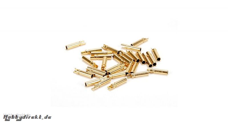 Gold Bullet Connector, Female, 2mm (30) Horizon EFLAEC209