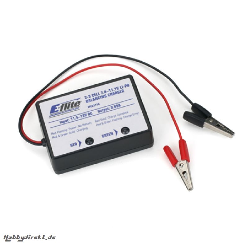 2-3 Cell LiPo Balancing Charger, 0.65A Horizon EFLC3110